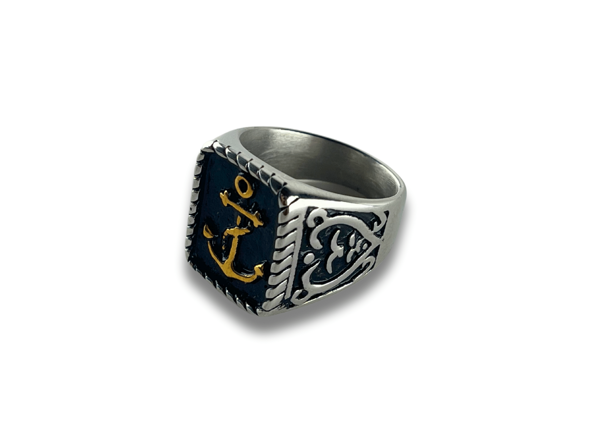 Bague Homme Ancrage Maritime - Les Abysses