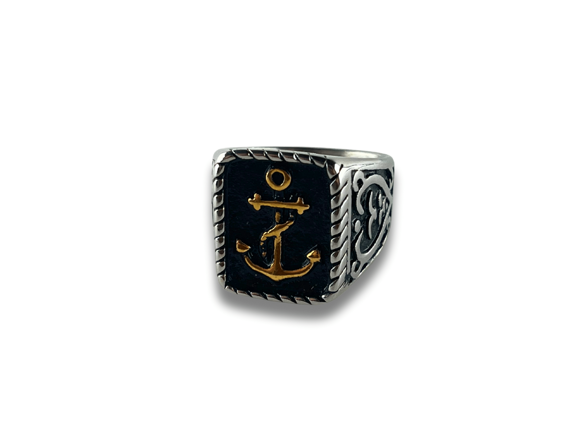 Bague Homme Ancrage Maritime - Les Abysses