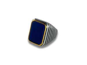 Bague Homme Lapis Lux - L'Odyssée Bleue