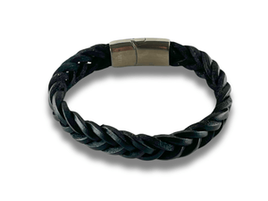 Bracelet en Cuir Tressé Épais - Maximian