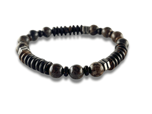 Bracelet Homme Pierre Brune - NATURE