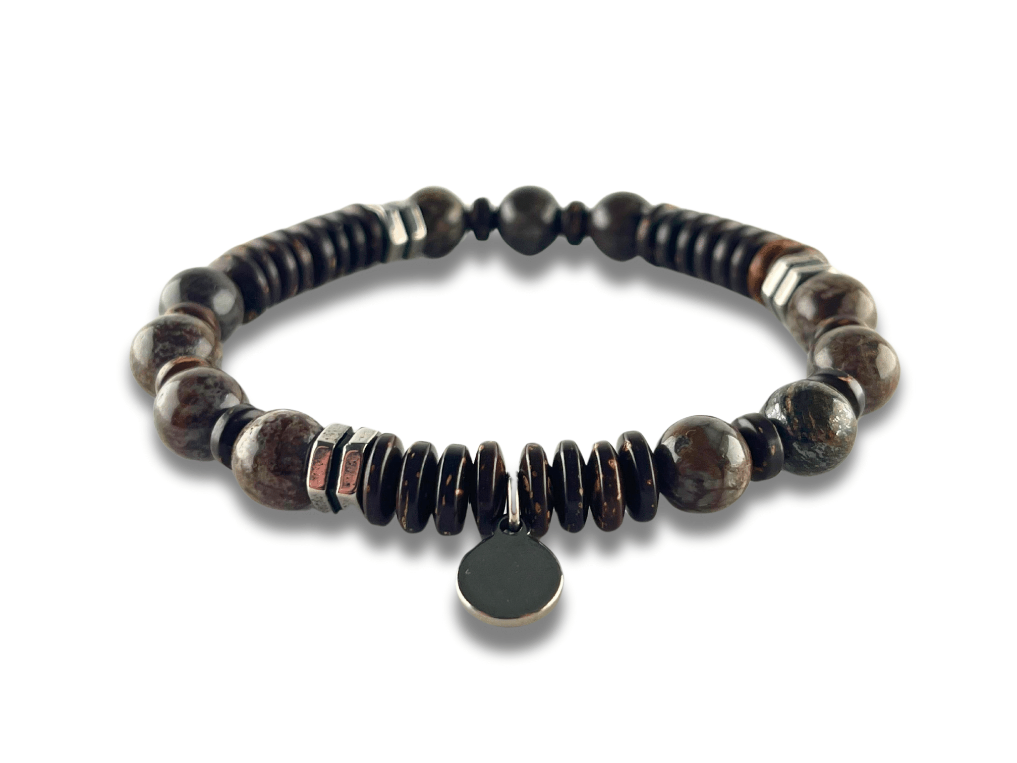 Bracelet Homme Pierre Brune - NATURE