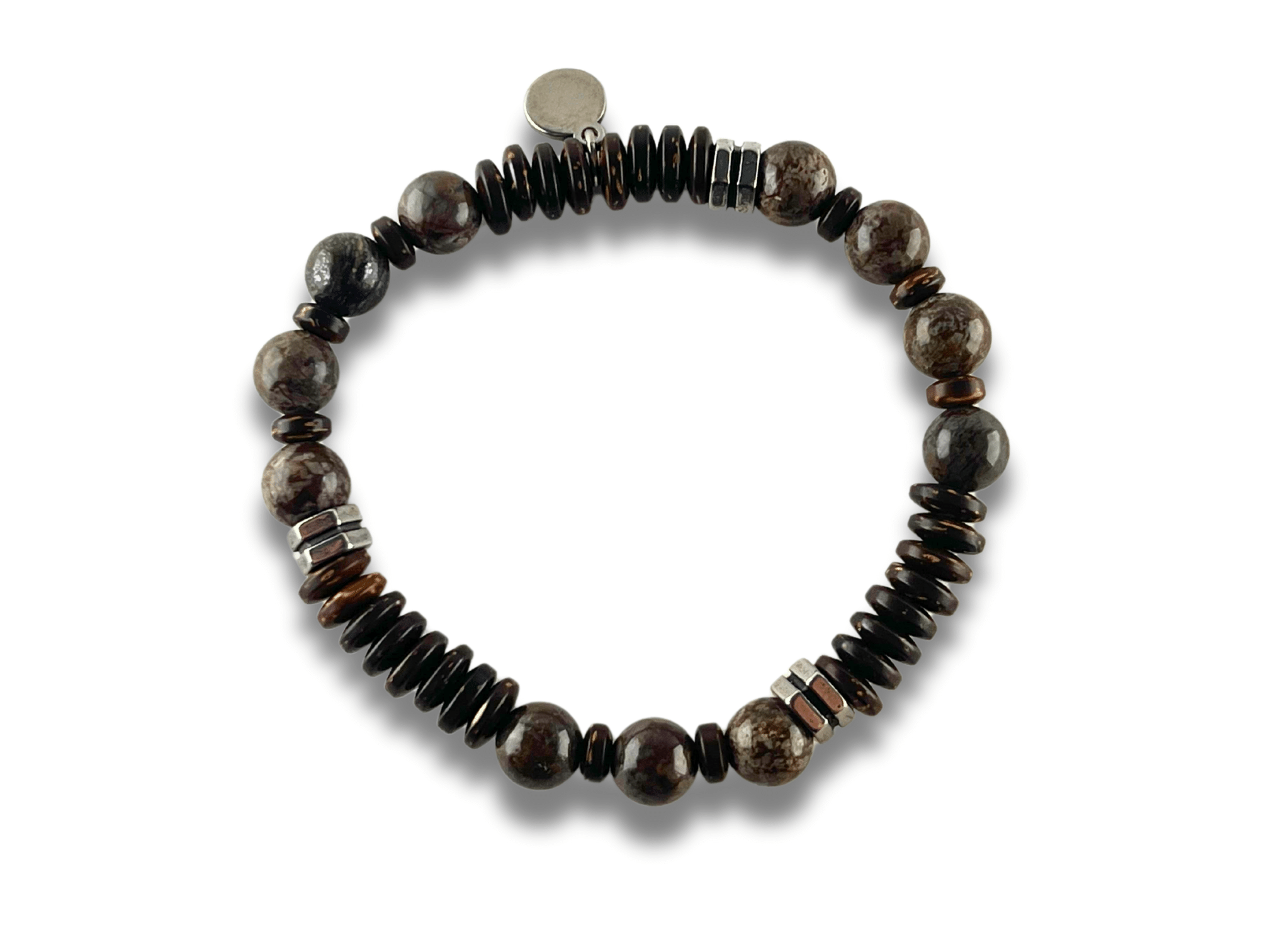 Bracelet Homme Pierre Brune - NATURE