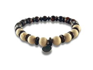 Bracelet Homme Pierre Noire - OCEAN