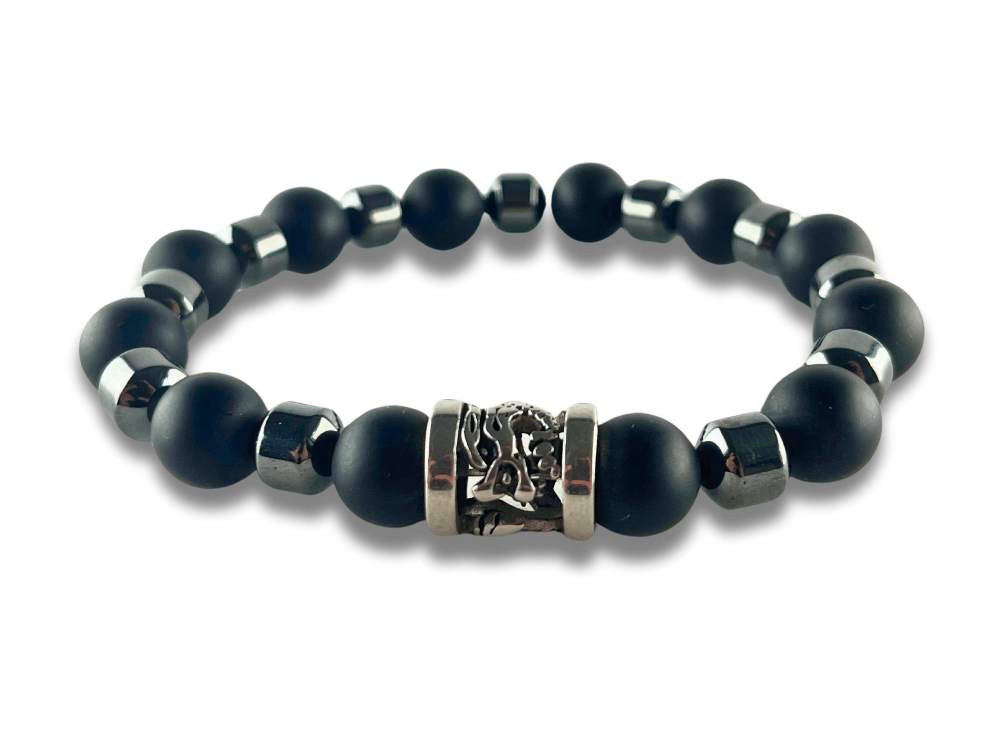 Bracelet Homme Pierre Noire - SNAKY