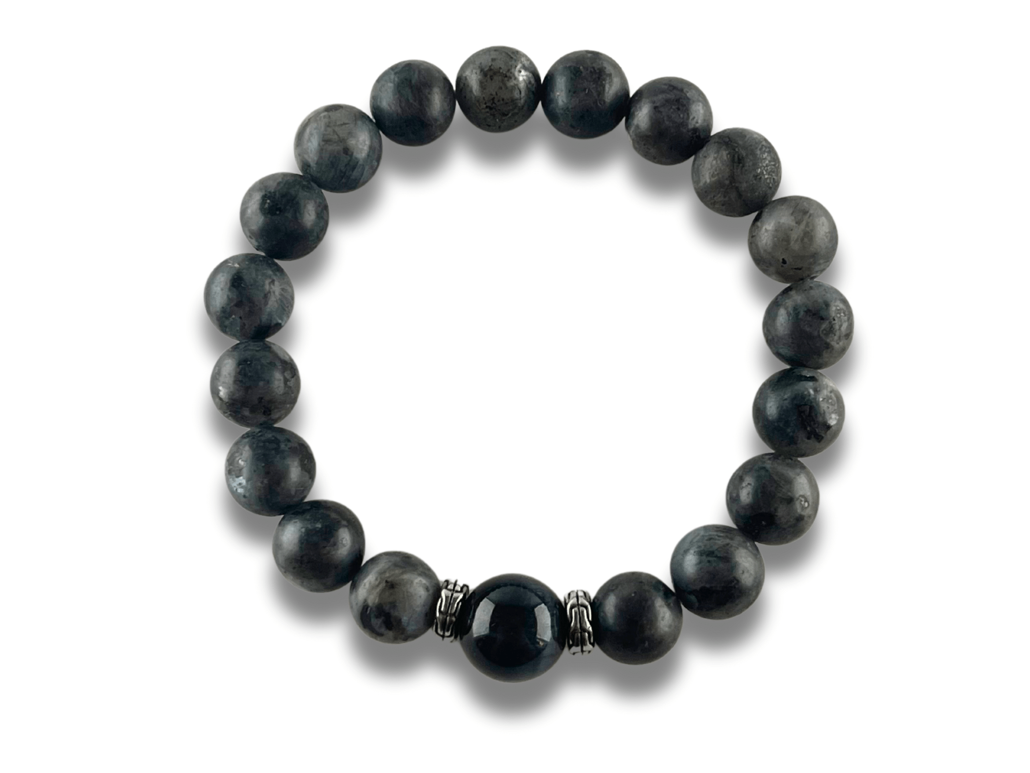 Bracelet Homme Pierre Grise - ECLIPSE