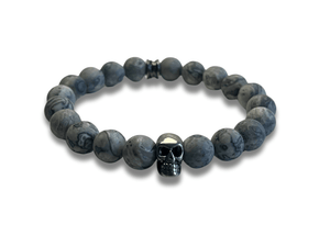 Bracelet Homme Classic Skull Neige nocturne