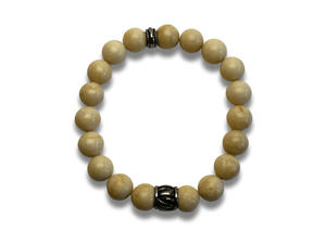 Bracelet Homme Tribal blanc créme