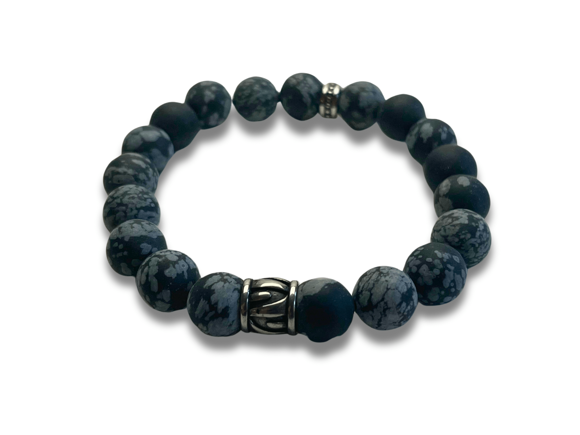 Bracelet Homme Tribal gris Anthracite