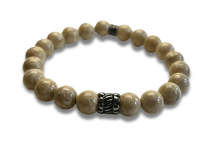 Bracelet Homme Labradorite Blanc