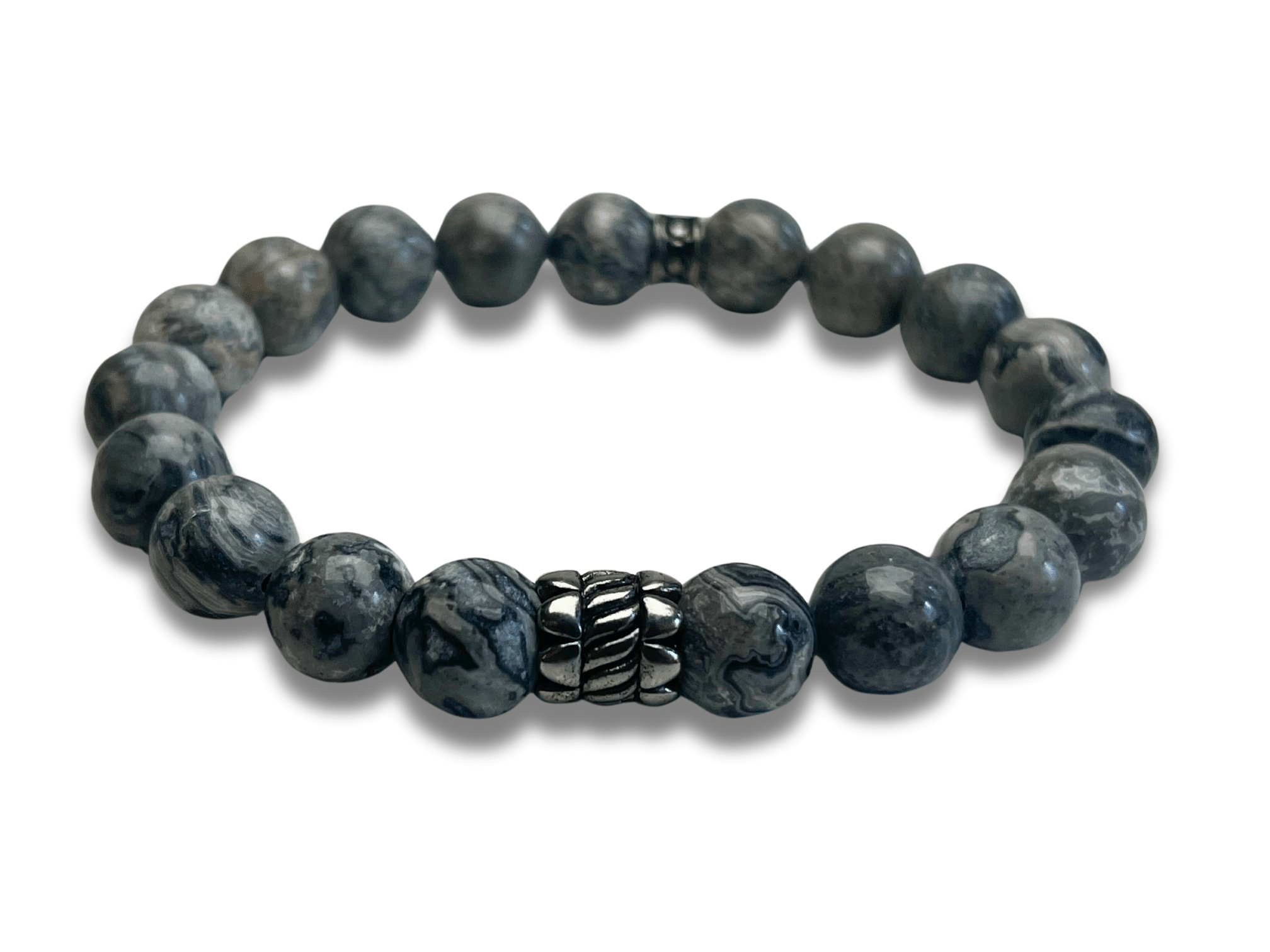 Bracelet Homme Labradorite Gris