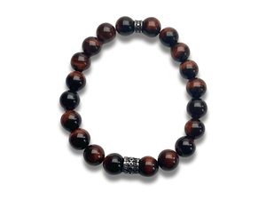 Bracelet Homme Cylindre Marron