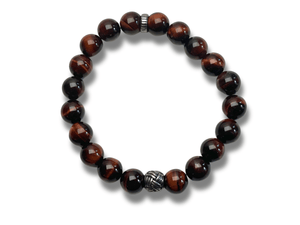 Bracelet Homme Pierre Marron Pelotte