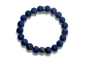 Bracelet Homme Pierre Nuance de Bleu Pelotte