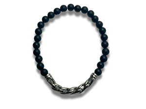 Bracelet Homme Chaîne Acier Sombre